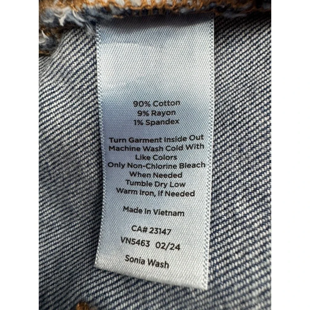 Talbot's Women's Everyday Relaxed Jeans Size 16 Sonia Wash - Picture 7 of 7